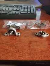 1 Uds de aleación de Zinc 8mm de diámetro a 30mm de diámetro bola cojinete de bloque de almohada soporte montado Kfl08 Kfl000 Kfl001 Kp08 Kp000 Kp001 Kp002