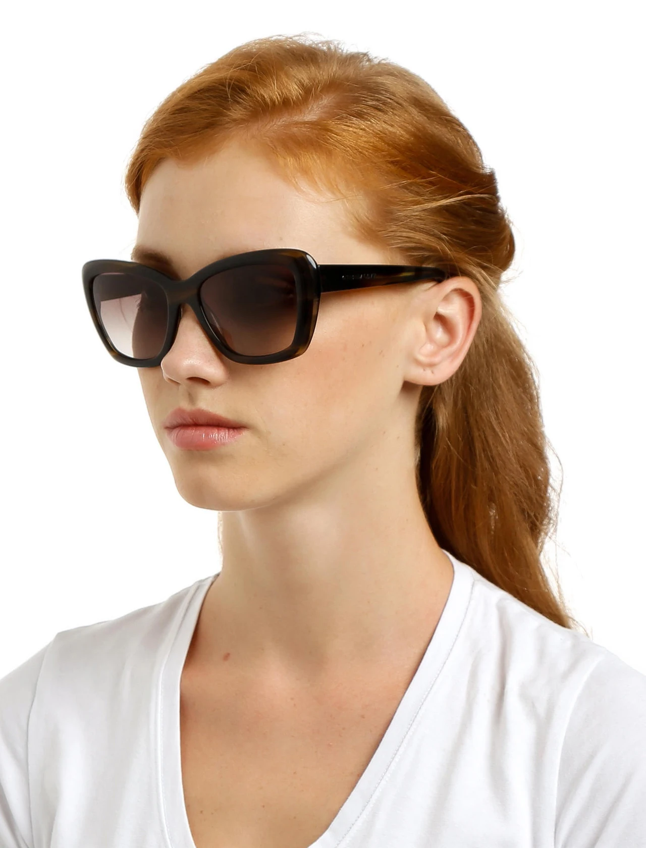 

Women's sunglasses kl 832 043 bone Brown organic rectangle rectangular 54-19-135 karl lagerfeld