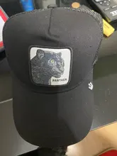 Gorra de malla con estampado de pantera para hombre y mujer, gorro de béisbol con estampado de Anime, Gorilla King, gorra de camionero negra, sombrero de papá, Snapback de red