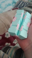 Rompecabezas cuadrado de cubo mágico infinito para niños y adultos, juguete de descompresión para aliviar el estrés, juego de mano divertido, laberinto de cuatro esquinas