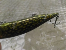 WLure-señuelo de pesca flotante lento, 20g, 13cm, hoja de corte de pintura realista, anzuelos triples, transferencia de peso, pececillo, HM401