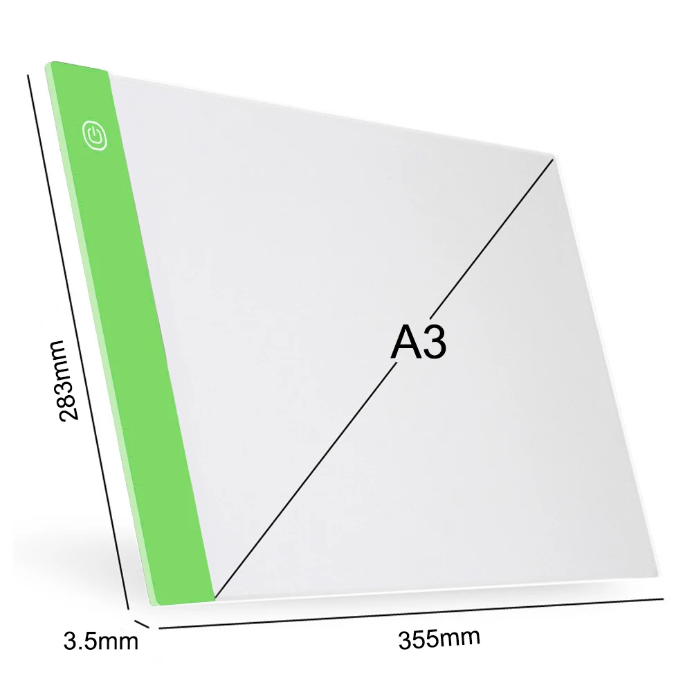 LDLUTBR Mini A3 LED Light Box Copy Board LED Drawing Tablet Digital Graphics Pad USB Electronic Art Table Stepless dimming
LDLUTBR Mini A3 LED Light Box Copy Board LED Drawing Tablet Digital Graphics Pad USB Electronic Art Table Stepless dimming