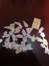 46 unids/lote helado delicioso papel de etiqueta engomada de la etiqueta engomada Diy diario Scrapbooking etiqueta engomada de la etiqueta