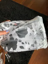 Bolso versátil sencillo para mujer, cartera juvenil de piel sintética con estampado de vaca, Bolso pequeño de hombro para viaje diario