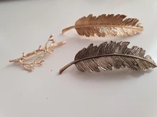 Hair-Clips Alloy-Branch-Hairpins Metal Vintage Elegance Silver Girls Women Tree Fashion