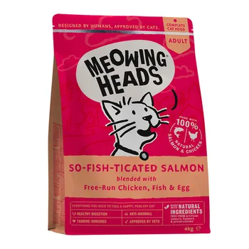 Barking Heads for adult cats with salmon, chicken and rice 4 kg x 1 pc 
Barking Heads for adult cats with salmon, chicken and rice 4 kg x 1 pc