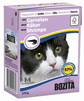 Bozita pieces in cat sauce with shrimp 0,37 kg x 6 PCs
Bozita pieces in cat sauce with shrimp 0,37 kg x 6 PCs