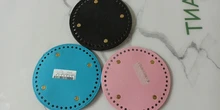 Bolsa de remaches moldeadora de fondo redondo, tejido a mano para cojín hecho a mano, suministros de bolsas de 15cm