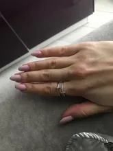 Nueva moda Cubic Zirconia Cruz de cristal anillos de oro doble geométrica anillo ajustable para mujeres de moda hermosa joyería 2021