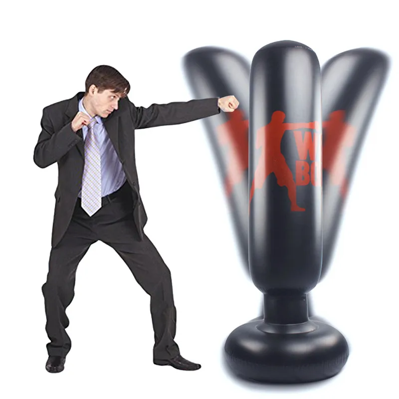1.6M Inflatable Stress Punching Tower Bag Boxing Fitness Training Homehold Pressure Relief Sandbag With Pump | Спорт и развлечения