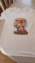 Harajuku juego Anime japonés Animal Crossing Camiseta mujer 2021 de moda de verano de manga corta blanco T camisa Camiseta ropa Tops