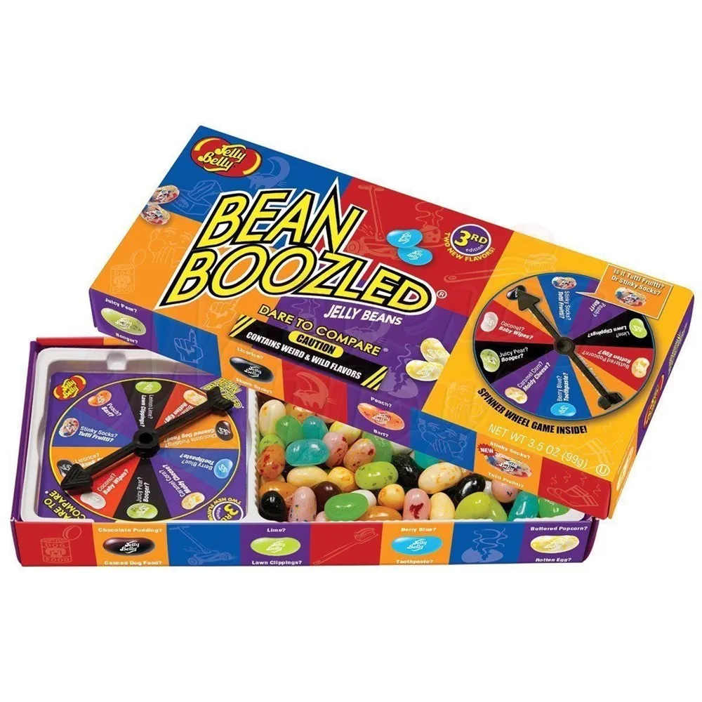 Конфеты Jelly Belly Bean Boozled с игрой 100 гр. (16 гадких и сладких вкусов) | Продукты