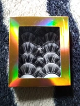 Pestañas postizas de pelo de visón falso, 5 pares, 8D, naturales/gruesas, largas, maquillaje, herramientas de extensión de belleza