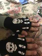 WARMOM-guantes de punto de invierno para niños, guantes cálidos de cinco dedos con lindo estampado para deportes al aire libre