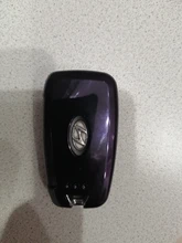 De TPU suave coche plegable soporte de funda para llave Shell para Hyundai Elantra Solaris 2017 Santa Fe Verna Tucson i35 i40Genesis F