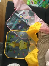 Baberos impermeables para bebé, delantal de manga larga, pechera de alimentación, ropa para eructar, ropa suave para comer, Bandana