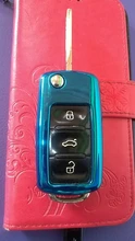 TPU car key cover case shell fob for VW Golf Bora Jetta POLO GOLF Passat For Skoda Octavia