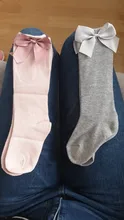 2020 calcetines de niñas bebé nuevo niños chica lazo grande hasta la rodilla largo suave calcetines Bowknot 100% algodón 0-3 años calcetines recién nacido