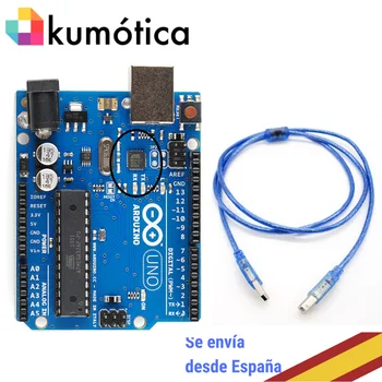 UNO arduino development board with ATMEGA16U2 chip + Cable 1.5 meters, the perfect chip for Mac or Chromebook
UNO arduino development board with ATMEGA16U2 chip + Cable 1.5 meters, the perfect chip for Mac or Chromebook