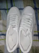 Zapatillas deportivas de plataforma vulcanizada para mujer, zapatos planos informales a la moda, cómodos, color blanco, para primavera y verano, 2021