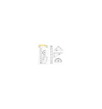 Set Square 10 CM CARTABON 14 CM ruler 30 CM and SEMICIRC. FLEXIBLE Plastic in transparent led flask
Set Square 10 CM CARTABON 14 CM ruler 30 CM and SEMICIRC. FLEXIBLE Plastic in transparent led flask