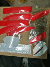 Reflectante para Exterior de coche, cinta Reflectante adhesiva, Reflectante, tira de advertencia Exterior, protege el cuerpo del coche