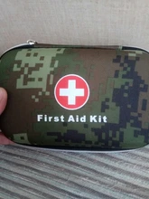 Kit de primeros auxilios portátil para exteriores, bolsa EVA impermeable con múltiples bolsillos para tratamiento médico de emergencia en familia o coche, viajes