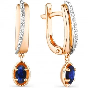 Alcor earrings with sapphires and diamonds in red gold
Alcor earrings with sapphires and diamonds in red gold