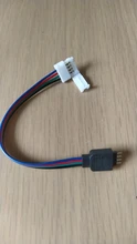 Tira de luces LED RGB, Cable de extensión de 15cm, 4 pines, 5050, 3528, extensión de la tira led, Clip de Cables, venta al por mayor y envío directo, 5 uds.