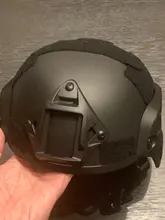 Casco rápido táctico militar, casco de combate de camuflaje, gafas especiales