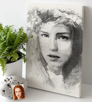 Personalized Women 'S Charcoal Artistic Portrait Design Canvas Table 30x50cm-1
Personalized Women 'S Charcoal Artistic Portrait Design Canvas Table 30x50cm-1