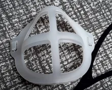 Soporte 3D para mascarilla facial, ayuda a respirar, soporte interior de silicona, válvula transpirable, cuidado de la piel