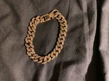 Tobillera de cadena de Metal gruesa para hombre y mujer, pulsera con diamantes de imitación, Color dorado y plateado, para pie cubano, joyería Punk Hip Hop Rock