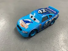 Disney-Cars 2 y 3 de Pixar para niño, Rayo McQueen Axelrod Mater miss Mother 1:55, vehículo fundido a presión de aleación de Metal, juguetes para chico, regalo de Navidad