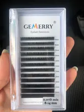 Extensiones de pestañas individuales, 25mm, suaves, naturales, clásicas, de visón de imitación, hechas a mano, de seda de visón coreano, suministros de pestañas