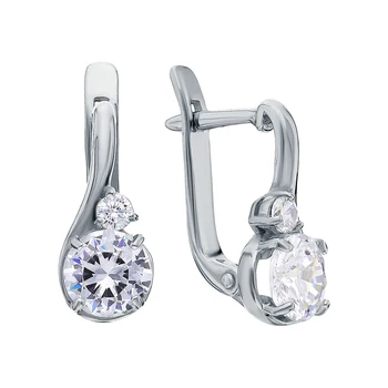 Silver earrings with cubic zirconia sunlight sample 925
Silver earrings with cubic zirconia sunlight sample 925