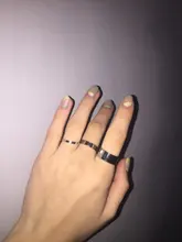 Conjunto de anillos minimalistas de plata y oro para mujer, sortija de nudillo con cristal geométrico Punk, joyería para dedos 2019