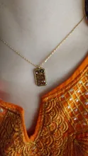 Collar con colgante creativo de Tarot esmaltado para niña, colgante de tarjeta, oro de 16K, Platd cuadrado, Luna, Sol, mundo, amor, poder, pareja, 2021