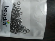 Lote de anillos abiertos de 3-20mm, 50-200 unids/lote, conectores de anillos partidos de oro rosa para DIY, joyería, accesorios Diy