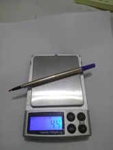 Rolleball-Recambios de tinta para bolígrafos, 5 unidades, azul, 0r, negro, alta calidad, 0,7 MM, regalo de Metal, papelería, suministros de oficina y escuela