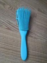 Cepillo de pelo para masaje, peine de pelo húmedo desenredante de 2a a 4c, rizado, Coily, mojado, seco, aceite, cabello grueso