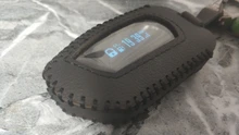 Funda protectora de cuero para llave de 100%, llavero para Pandora DXL 4950 DX-90BT, alarma bidireccional para coche, mando a distancia, LCD