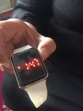 Reloj electrónico A la moda para niños y estudiantes, banda de Led de silicona para deportes populares, cuadrado