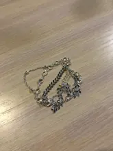 Tobillera con lentejuelas de cristal bohemio para mujer, pulsera de tobillo hecha a mano, cadena de pie para playa, joyería para pies descalzos