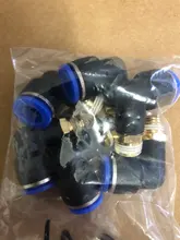 PL pneumatic connector 4mm-12mm hose OD 1/8 1/4 3/8 1/2 male pneumatic thread tube