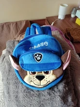 Mochila De felpa de la patrulla canina para niños, morral de felpa con ilustración de personajes de dibujos animados Marshall, bolso escolar para guardería, regalo para niños