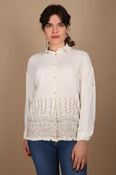 Women's Satin Leopard print Shirt 
Women's Satin Leopard print Shirt