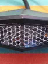 12V 5 en 1 motocicleta Universal ATV freno trasero LED indicador señal lámpara intermitente luz placa de matrícula Retro Luz