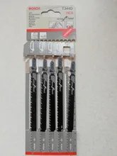 Uds alta calidad 5 uds Hcs HSS tierra dientes de corte recto T-MANGO hoja de sierra caladora para madera