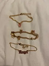 DIEZI-tobillera con cadena de Color dorado para mujer y niña, pulsera de tobillo Estilo Vintage bohemio, corazón, mariposa, joyería de playa, 6 estilos